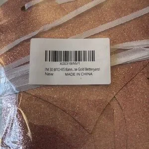 NWT I'M 30 BITCHES Banner 30th Birthday Party Decorations Rose Gold Glitter Pink