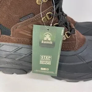 NWT KAMIK Men’s Fargo Waterproof Insulated Boots Size US 10 EU 43