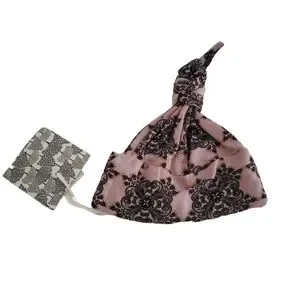 NWT Kate Quinn Knot Hat French Bloom Baby Girls 0-3 Months Bamboo