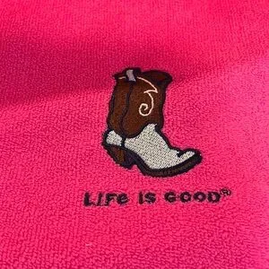 NWT Life is Good pet drying towel