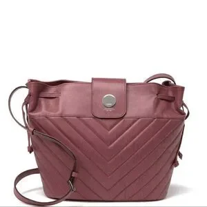 NWT Lodis Quilted Drawstring Purse