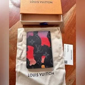 NWT Louis Vuitton Eclipse Sunset Monogram Pocket Organizer Wallet 2022 AUTHENTIC