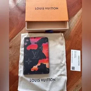 NWT Louis Vuitton Eclipse Sunset Monogram Pocket Organizer Wallet 2022 AUTHENTIC