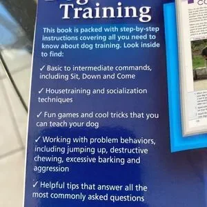 NWT Marian illustrated dog training book 249 pages