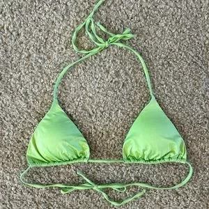 NWT MONICA HANSEN BEACHWEAR: Revolve Brand Miami Vice String Bikini Top