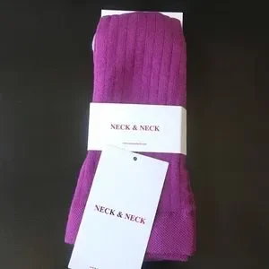 NWT Neck & Neck Purple Footed Tights Size 29 EU/ 3-5 Years