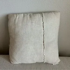 NWT Oversized Pieced Cotton/ Linen Square Throw Pillow - Studio McGee