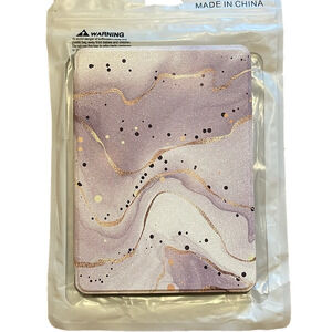 NWT Purple & Gold Marble Print Case For Kindle Paperwhite 6.8”