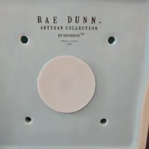 NWT Rae Dunn Baby Blue Birdhouse With Black Lettering