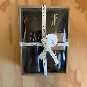NWT Rae Dunn Ceramic Sake Set