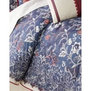 NWT Ralph Lauren-Home-Full/Queen Mirabelle Blue Fushia Floral Duvet Cover