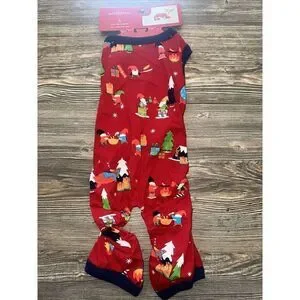 NWT Size Small Dog Holiday Gnomes Print outfit. NWT. L