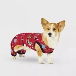 NWT  Size Small Dog Holiday Gnomes Print outfit. NWT. L