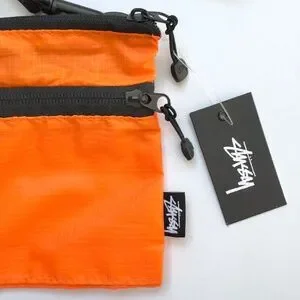 NWT Stussy Ripstop Travel Pouch - Orange - Os