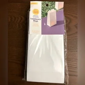 NWT Sun Squad Resin Luminaria Bags - 6Pack