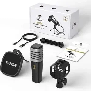 NWT Tonor USB Plug-In Computer Microphone For Mac/PC