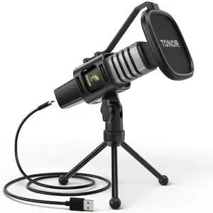 NWT Tonor USB Plug-In Computer Microphone for Mac/PC