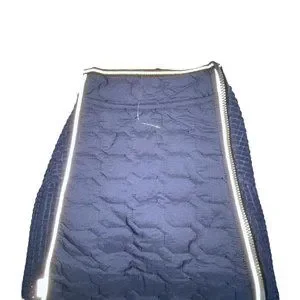 NWT Top Paw Navy Packable Bag Quilted Zipper Reflective Lightweight Coat XL