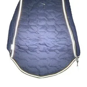 NWT Top Paw Navy Packable Bag Quilted Zipper Reflective Lightweight Coat XL