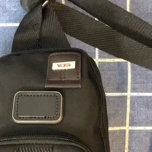 NWT TUMI Alpha Bravo Anti-Theft Crossbody Black Stealth Sling RFID Shielded