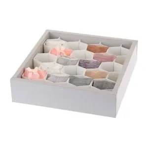 NWT TWO Sets Of Honeycomb Drawer Organizer Plastic Partition Cabinet Cla…