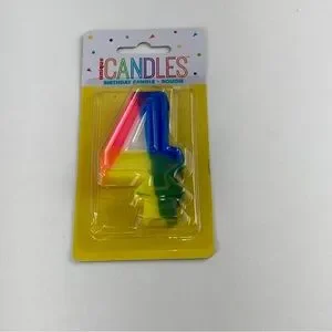 NWT Unique Party Party Supply Lot Birthday Party Hats Birthday Candles Sparklers
