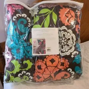 NWT Vera Bradley Twin‎ Comforter Set In Lola