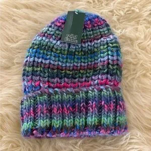 NWT Wild Fable Colorful Knit Kids Beanie