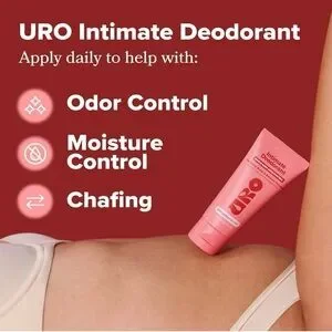 O Positiv URO Intimate Whole Body Deodorant Cream Unscented 3oz EXP: 7/26