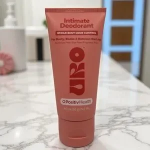 O Positiv URO Intimate Whole Body Deodorant Cream Unscented 3oz EXP: 7/26