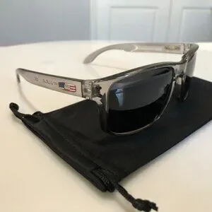 Oakley Holbrook Polarized USA Flag Collection OO9102 Smoke Gray
