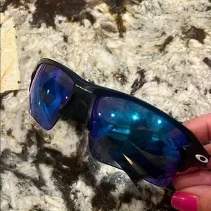 Oakley Prizm NFL Black and Blue Sports Sunglasses