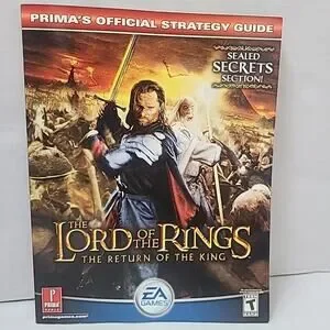 Official Game Guide Book PS2 XBOX PC The Lord of the Rings Return of the King