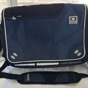 OGIO Black and Blue Messenger Bag