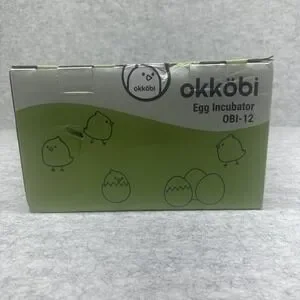 OKKOBI EGG INCUBATOR OBI-12 HATCH EGGS
