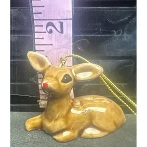 Old Hagen Renaker Tiny Lying Fawn
