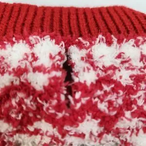 Old Navy Dog Sweater Red/White Sm