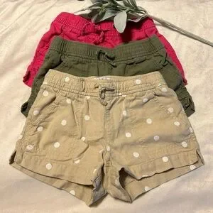 Old Navy Linen-Blend Drawstring Shorts - Lot of 3