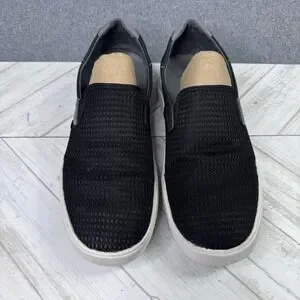 Olukai Lae Ahi Black Mesh Slip On Casual Shoes Loafers Mens Size 10.5 Coastal