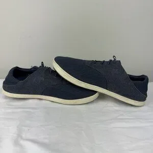 OLUKAI Nohea Moku Mens Slip On Shoes Casual Walking Boat Style Sneakers Blue M9