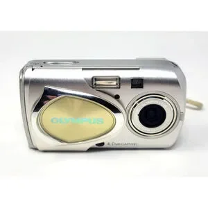 Olympus Stylus 400 4MP Digital Point And Shoot Camera - Silver