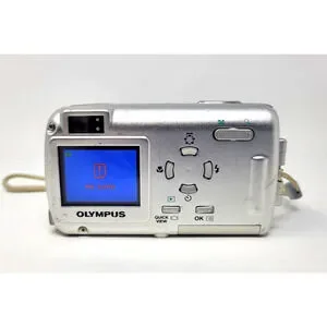 Olympus Stylus 400 4MP Digital Point And Shoot Camera - Silver