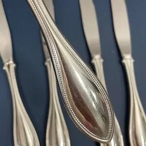 Oneida Arbor American Harmony Set of 5 Dinner Knives Stainless Flatware USA