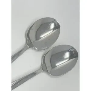 Oneida Community TWIN STAR Stainless Sugar Spoons 6 1/8” Set Of 2 Betty Crocker