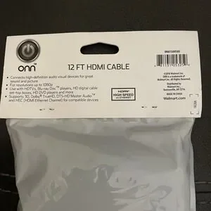 ONN. 12' Premium HDMI Cable