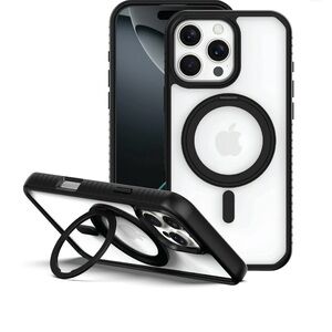 Onn. Black MagSafe Compatible Phone Case For IPhone 16 Pro