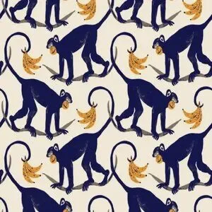 OpalHouse Monkey Play Peel Stick Removable Wallpaper - NIP