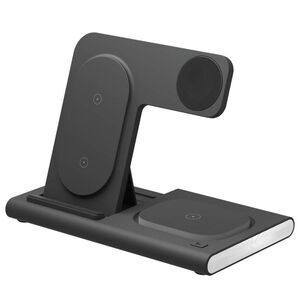 Open Box - Just Wireless - 3-in-1 Portable Wireless Black