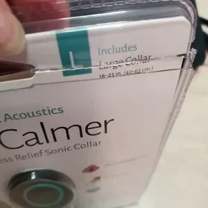 Open Box Never Used Pet Acoustics Ultra Calmer Sonic Collar