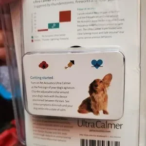 Open Box Never Used Pet Acoustics Ultra Calmer Sonic Collar